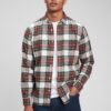100% Organic Cotton Midweight Flannel Shirt